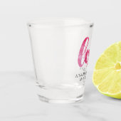 Liebe Script-Gastgeschenk Hochzeit Schnapsglas (Links)