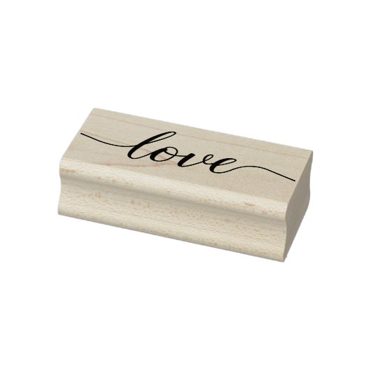 Liebe Script modern und elegant Gummistempel (Stempel)