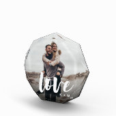Liebe Script Overlay Personalisierte Paare Foto Bl (Rechts)