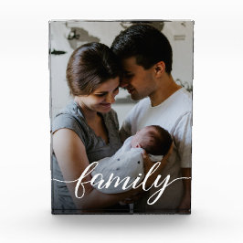 Liebe Script Personalisiert Family Foto