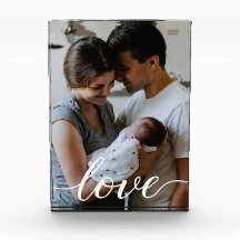 Liebe Script Personalisiert Family Foto