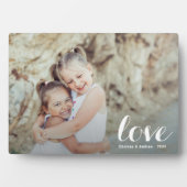 LIEBE Script Tabletop Easel Foto Fotoplatte (Vorderseite)