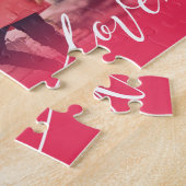 Liebe Script Valentinstag Foto Puzzle (Seite)
