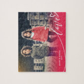 Liebe Script Valentinstag Foto Puzzle (Vertikal)