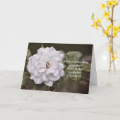 Liebe-Scripterkarte "White Rose" Karte (Gelbe Blume)