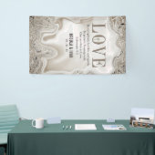 Liebe Scripture Verse Ephesians 4:2 Hochzeit Banner (Messeveranstaltung)