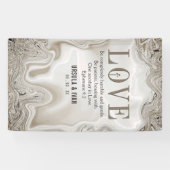 Liebe Scripture Verse Ephesians 4:2 Hochzeit Banner (Horizontal)