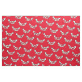 Liebe Scroll Romantische Nachricht auf Rot Stoff (Fat Quarter (45,7 x 55,9 cm))