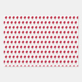 Liebe Secret Santa Claus Hat Weihnachtsgeschenk Geschenkpapier Set (Vorderseite)