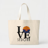 LIEBE Sedona Jumbo Stoffbeutel (Vorne)
