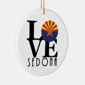 LIEBE Sedona Keramik Ornament (Rechts)
