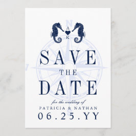 Liebe | Seepferd Thema Save the Date einladen