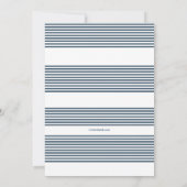 Liebe Segeljubiläum Party Einladung (Rückseite)