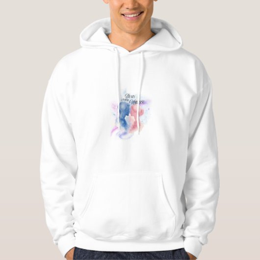 Liebe sei in jedem Universum Hoodie – Romantisch (Vorderseite)