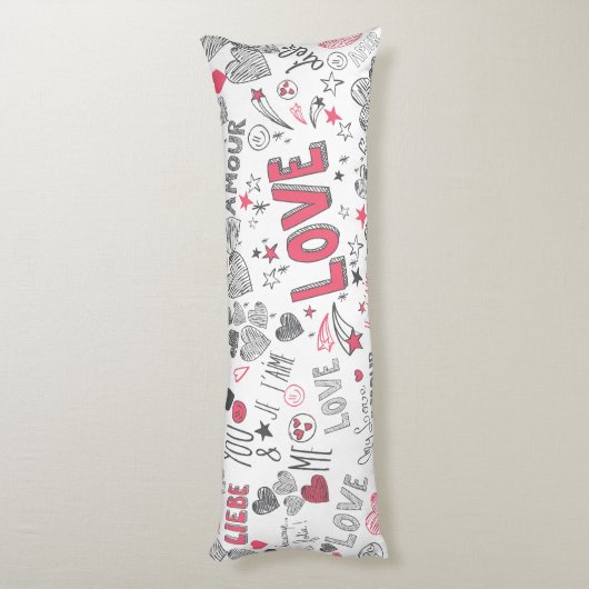 Liebe Seitenschläferkissen (Rückseite (Vertikal))