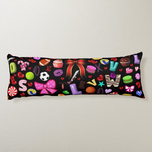 Liebe Seitenschläferkissen (Rückseite)