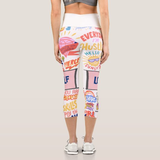 LIEBE SELBST CAPRI PANS LEGGINGS (Rückseite)