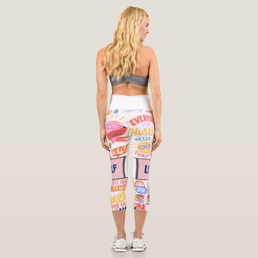 LIEBE SELBST CAPRI PANS LEGGINGS (Rückseite)