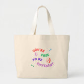 Liebe selbst lauter - Motivierend Liebe für Jumbo Stoffbeutel (Vorne)