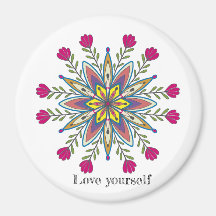 Liebe selbst Mandala Blume