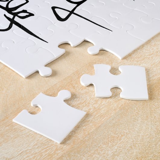 Liebe selbst! Motivierend Kalligraphie Puzzle (Seite)