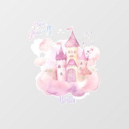 Liebe selbst Porträt anpassbar Fensteraufkleber