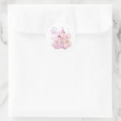 Liebe selbst Porträt personalisierbares Portrait Runder Aufkleber (Tasche)