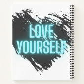 Liebe selbst Spiralheft, Hardcover Notizblock (Rückseite)