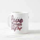 Liebe selbst Tasse (Vorderseite Links)