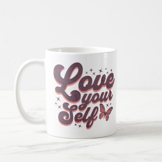 Liebe selbst Tasse (Links)