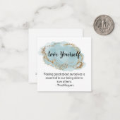 *~ Liebe selbstgedrehte Rodgers Quote AP62 Note Ca Mitteilungskarte (Vorderseite/Rückseite Beispiel)