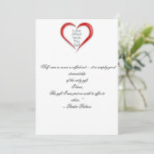 Liebe-Selbstkarten-Erinnerung Dankeskarte (Stehend Vorderseite)