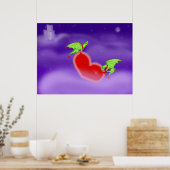 Liebe senden poster (Küche)