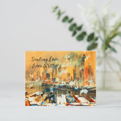 Liebe senden von der Skyline des NYC Manhattan Haf (Stehend Vorderseite)