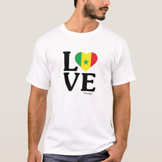Liebe Senegal T-Shirt (Vorderseite)