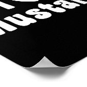 Liebe Senfglas Sommer Barbecue lustig Poster (Ecke)