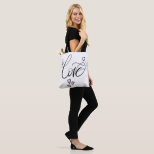 Liebe Serenity Schrift Chic Mindfulness Grafik Tasche