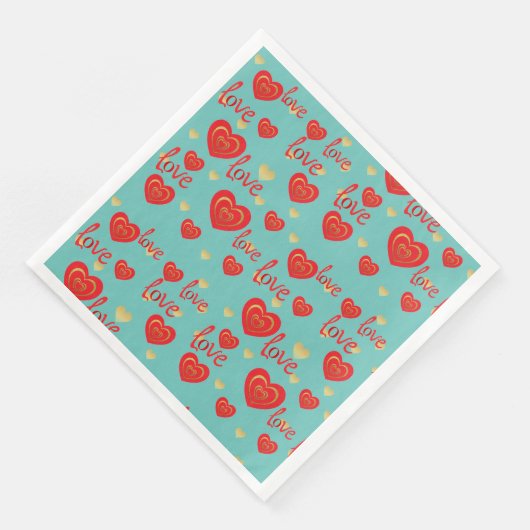 Liebe Serviette (Ecke)