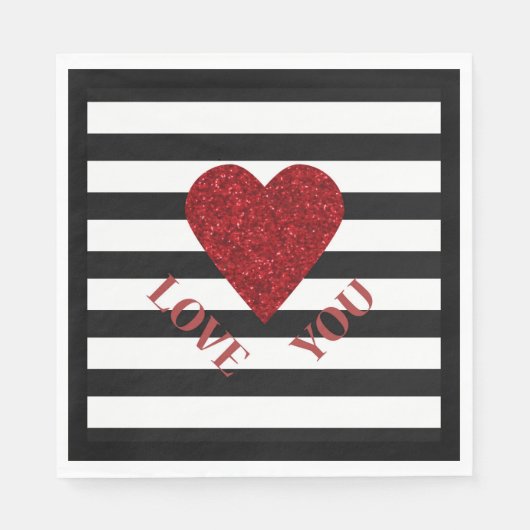 Liebe Serviette (Vorderseite)