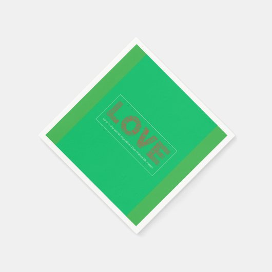 Liebe Serviette (Ecke)