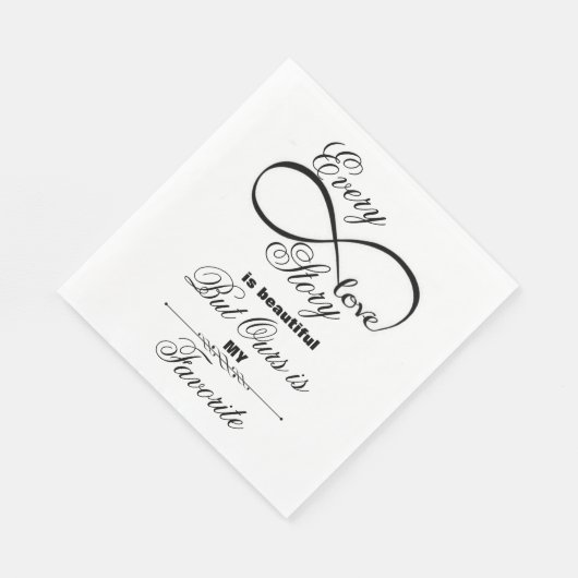 Liebe Serviette (Ecke)