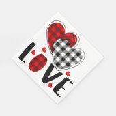 LIEBE SERVIETTE (Ecke)