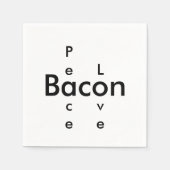 Liebe Serviette (Vorderseite)