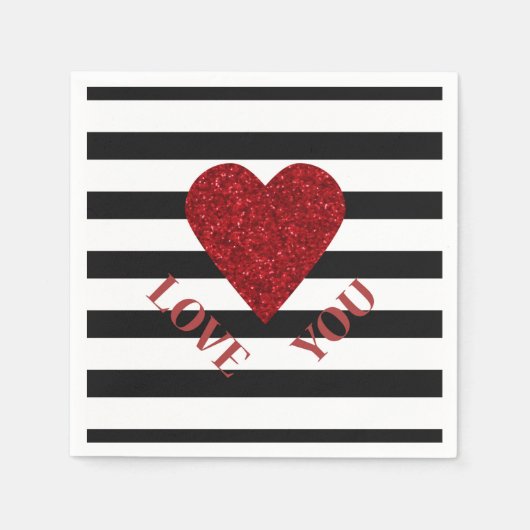 Liebe Serviette (Vorderseite)