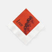 Liebe Serviette (Ecke)