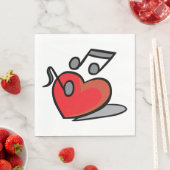 Liebe Serviette (Beispiel)