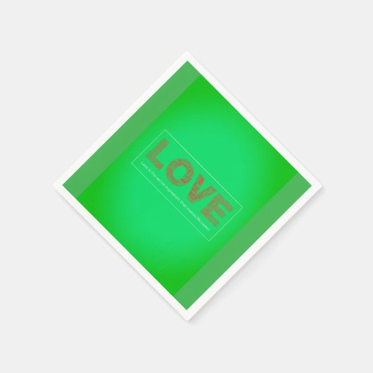 Liebe Serviette (Ecke)