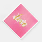 Liebe Serviette (Ecke)