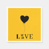 LIEBE SERVIETTE (Vorderseite)