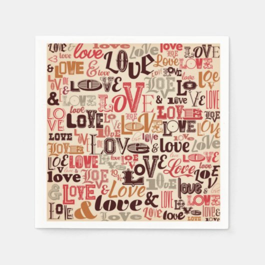 Liebe Serviette (Vorderseite)